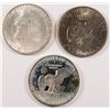 Image 2 : (3) IKE DOLLARS (71, 71-S PF, 76-S)