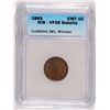 Image 1 : 1863 CIVIL WAR TOKEN (NOT ONE CENT) ICG VF-35 DETAILS