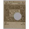 Image 2 : 1780 FIVE SHILLINGS COLONIAL (CONNECTICUT)