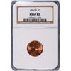 Image 1 : 1942-D LINCOLN CENT, NGC MS-67 RED!  RARE!!