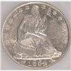 Image 2 : 1854-O SEATED HALF DOLLAR WITH ARROWS SEGS AU 58