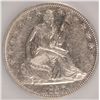 Image 2 : 1857 SEATED HALF DOLLAR SEGS MS60 DETAILS CLEANED