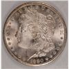 Image 2 : 1880-CC MORGAN SILVER DOLLAR, ACG MS-64  WHITE!