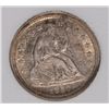 Image 2 : 1857 SEATED LIBERTY DIME NNC MS-62