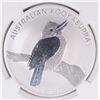 Image 2 : 2010 1 OZT .999 FS AUSTRALIA (KOOKABURRA) NGC MS-69