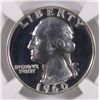 Image 2 : 1960 WASHINGTON QUARTER, NGC PROOF-68