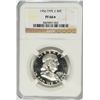 Image 1 : 1956  TYPE-2 FRANKLIN HALF DOLLAR, NGC PROOF-66 STAR!