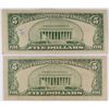 Image 3 : 7-$5.00 SILVER CERTS AND 23 $5.00 RED SEAL NOTES, AVERAGE CIRC. CONDITION