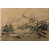 Image 1 : Japanese Watercolour Landscape on Paper Signed