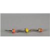 Image 3 : Set of 3 Chinese Snuff Bottle Coral & Amber Covers