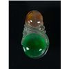 Image 2 : Chinese Two Coloured Jadeite Carved Pendant