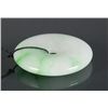 Image 1 : Chinese Apple Green Jadeite Bi Disk