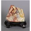 Image 1 : Shoushan Stone Carved Lotus & Phoneix