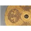 Image 8 : Chinese Gilt Hardstone Bi Disc Head of Cong