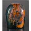 Image 1 : Signed Shoushan Stone Boulder Crow Skin Seal