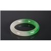Image 3 : Set of Two Chinese Hardstone Carved Green Bangles