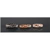 Image 2 : Set Three 9-Eyes Chinese Tianzhu Dzhi Beads