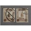Image 1 : Two Stamps of Man Ord.4 3rd Print Ordinary 1934