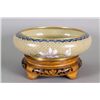 Image 2 : Chinese Bronze Cloisonne Large Bowl with Stand