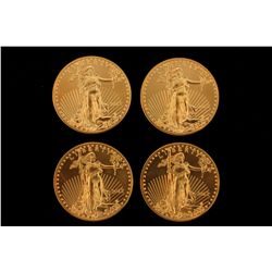 BULLION: [4] 2012 $50 1 oz American Gold Eagles. 135.9g.