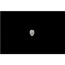 LOOSE DIAMOND: [1] 0.964 carat pear brilliant cut diamond; 7.79mm x 5.71mm x 3.23mm; Fair cut, I col