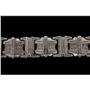 Image 2 : BRACELET:  [1] 14KWG bracelet by JPM set with 371 princess cut and 287 round cut diamonds, approx. 1