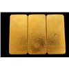 Image 2 : BULLION: [3] One kilogram Johnson Matthey .9999 fine gold bars.