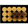 Image 2 : COINS: [15] $50 Canadian Maple Leaf gold coins, .9999, 1 Troy oz, 2004.