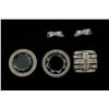 Image 1 : RING: [1] Gents dia and 10kwg ring 22mm wide and channel set with (80) baguette dias and (42) prince