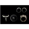 Image 2 : RING: [1] Gents dia and 10kwg ring 22mm wide and channel set with (80) baguette dias and (42) prince