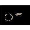 Image 4 : RING: [1] Gents dia and 10kwg ring 22mm wide and channel set with (80) baguette dias and (42) prince