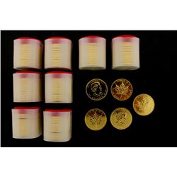 COINS: [85] $50 Canadian Maple Leaf gold coins, .9999, 1 Troy oz, 2004.