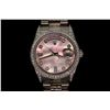 Image 1 : WATCH: [1] Gents 18kwg Rolex Oyster Perpetual Day Date wristwatch, 36mm diameter with diamond dial a