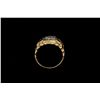 Image 2 : RING:  [1] 14KYG nugget ring set with 25 round diamonds, approx. 1.00 cttw., good/ H/I/ SI1-I1; size