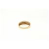 Image 3 : RING:  [1] 14KYG wedding band set with baguette diamonds, approx. 0.25 cttw., good/ H/I/ VS; size 8 