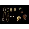 Image 1 : EARRINGS:  [1] Pair 10KYG earrings set with round diamonds, approx. 1.78 cttw., good/ G-I/ SI; 3.5 g