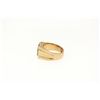 Image 2 : RING:  [1] 18KYG ring set with a synthetic clear stone; size 9; 15.8 grams.