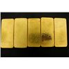 Image 2 : BULLION: [5] One kilogram Johnson Matthey .9999 fine gold bars.