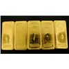 Image 1 : BULLION: [5] One kilogram Johnson Matthey .9999 fine gold bars.