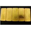 Image 2 : BULLION: [5] One kilogram Johnson Matthey .9999 fine gold bars.