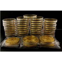 COINS: [49] Australian Kangaroo, 2 oz. .9999 gold coins, $200 Proof, 2000