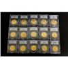Image 1 : COINS: [15] $50 American Eagle gold coins, 1 oz, slabbed and graded PCGS MS69, 2002