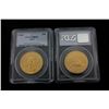 Image 2 : COINS: [15] $50 American Eagle gold coins, 1 oz, slabbed and graded PCGS MS69, 2002