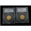 Image 2 : COINS: [15] $10 American Eagle gold coins, 1/4 oz, slabbed and graded PCGS MS69, 2002