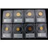 Image 3 : COINS: [4] $10 American Eagle gold coins, 1/4 oz, slabbed and graded PCGS MS69, 1998.COINS: [4] $5 A