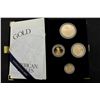 Image 2 : COINS:  [1]  Boxed American Eagle gold bullion proof set; Contains 1- U.S. $50 1 oz gold coin, 1- U.