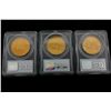 Image 2 : COINS: [3] U.S. $20 gold coins, 1914-S, graded and slabbed PCGS MS63.