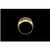 Image 2 : RING: [1] Ladys 14ky pave set diamond ring; 108 rb dias, 1.9mm = est 3.02cttw, Good/H-K/I1-I2/one br
