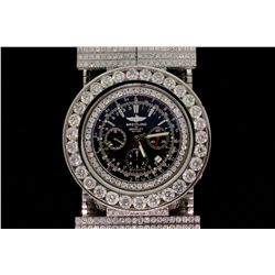 WATCH: [1] Gents stainless steel Breitling for Bentley Motors Special Edition wristwatch, 49mm case.