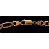 Image 4 : BRACELET:  [1] 14KYG Figaro link chain, 8 1/2 inches;  14.3 grams.